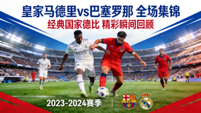 皇家马德里对阵巴塞罗那全场集锦封面图